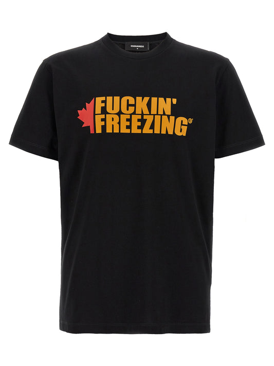 Dsquared² Black Cotton T-Shirt