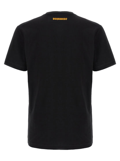 Dsquared² Black Cotton T-Shirt