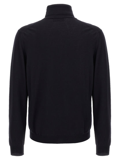 ZANONE Blue Virgin Wool Cardigan