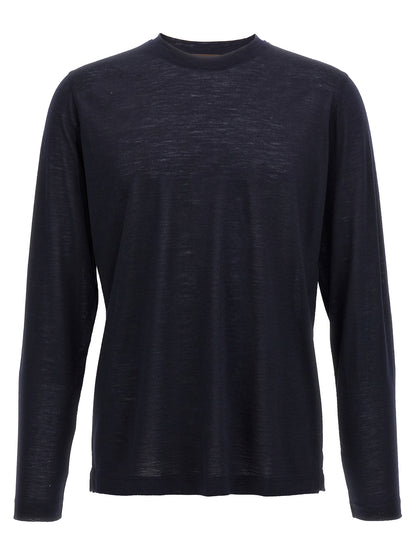 ZANONE Blue Virgin Wool Sportswear