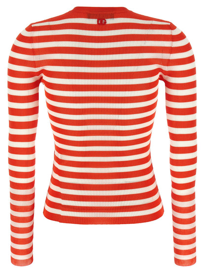 Dolce & Gabbana Orange Viscose Cardigan