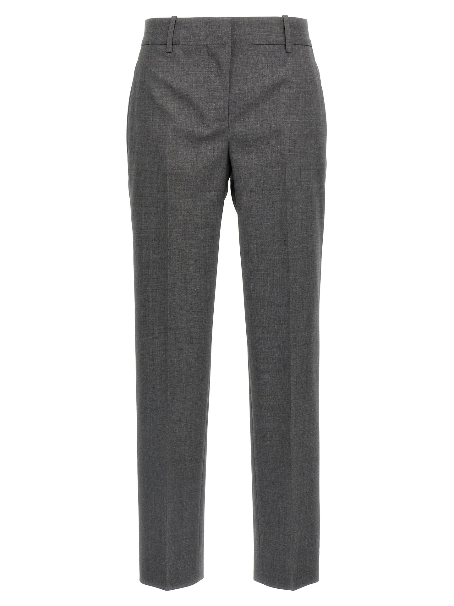 Ermanno Scervino Gray Virgin Wool Dress Pants