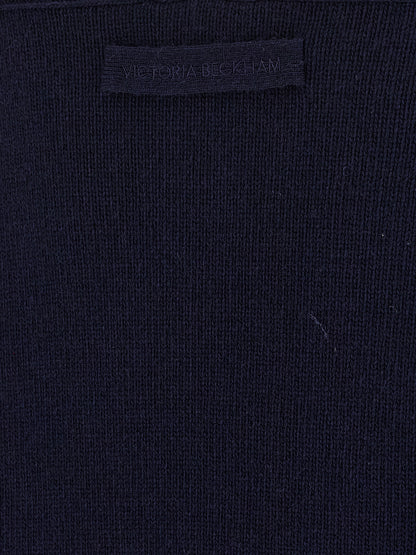 Victoria Beckham Blue Wool Cardigan