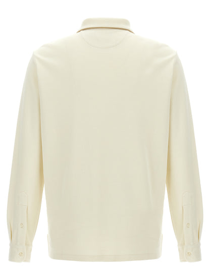Polo Ralph Lauren Beige Cotton Polo Shirt