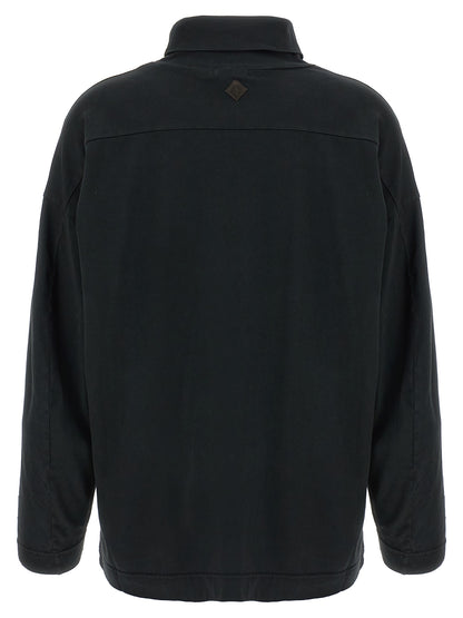 Haikure Black Cotton Cardigan
