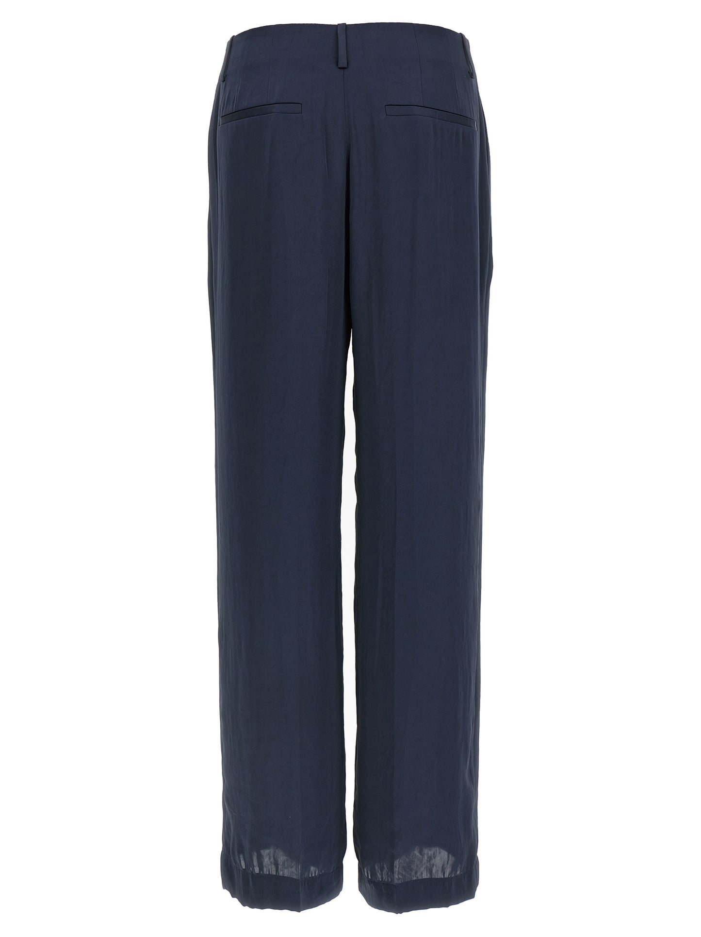 Theory Blue Polyester Casual Pants