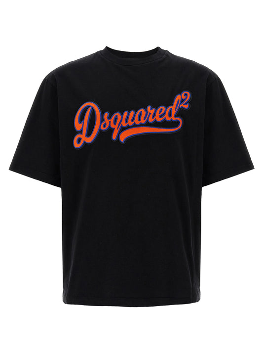Dsquared² Black Cotton T-Shirt