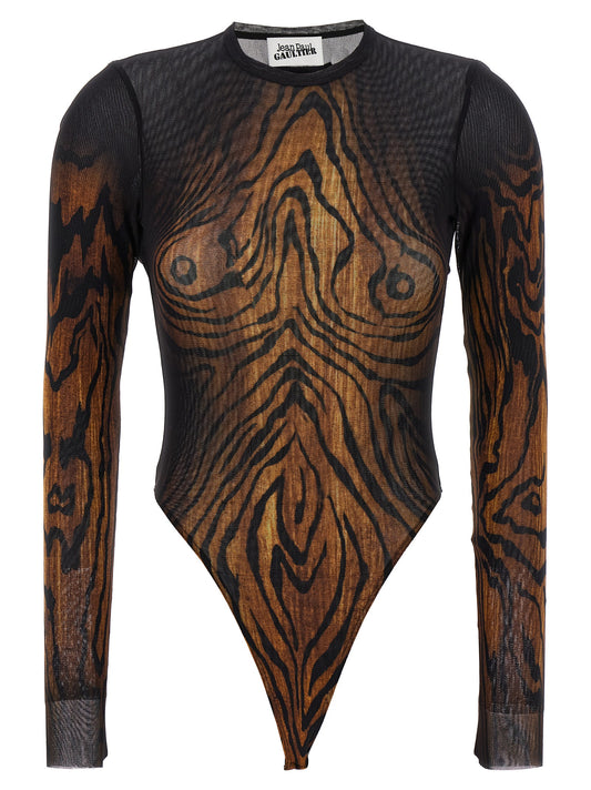 Jean Paul Gaultier Multicolor Polyamide Bodysuit