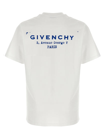 Givenchy White Cotton T-Shirt