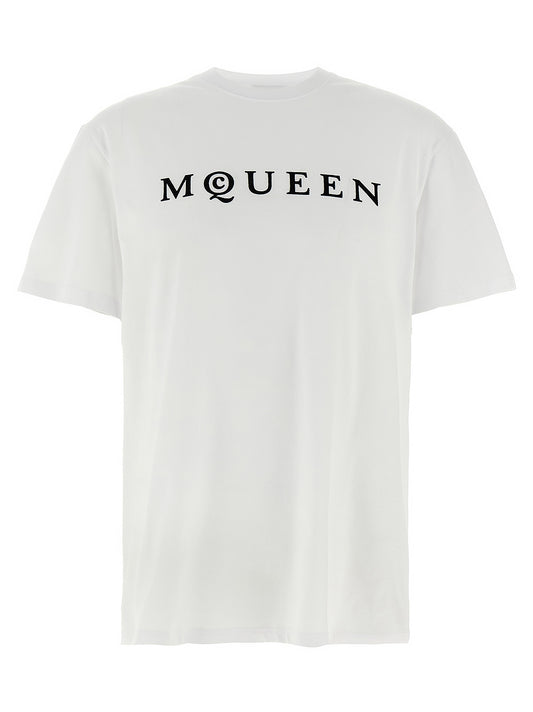 Alexander McQueen Bicolor Cotton T-Shirt