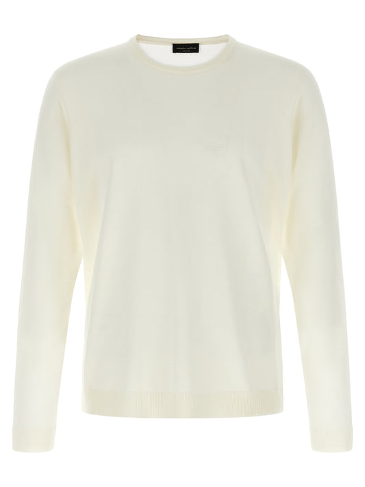 Roberto Collina Beige Merino Wool Cardigan