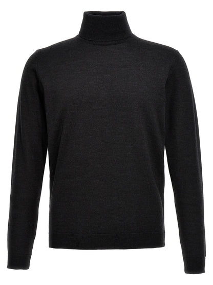 Roberto Collina Gray Merino Wool Cardigan
