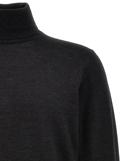 Roberto Collina Gray Merino Wool Cardigan