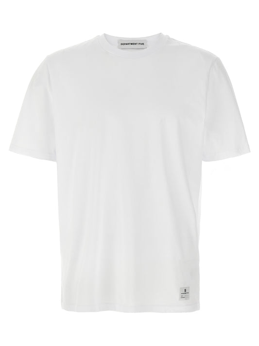 Department 5 White Cotton T-Shirt