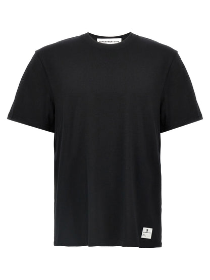 Department 5 Black Cotton T-Shirt
