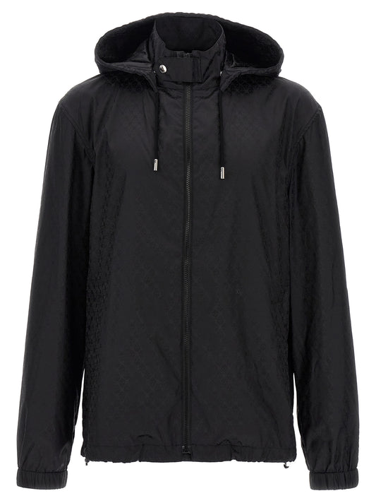 Alexander McQueen Black Polyamide Shell Jacket