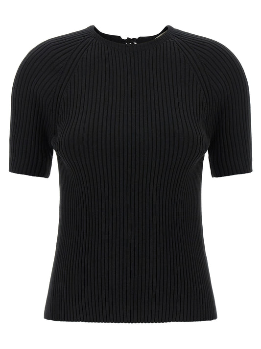 Tory Burch Black Cotton Cardigan