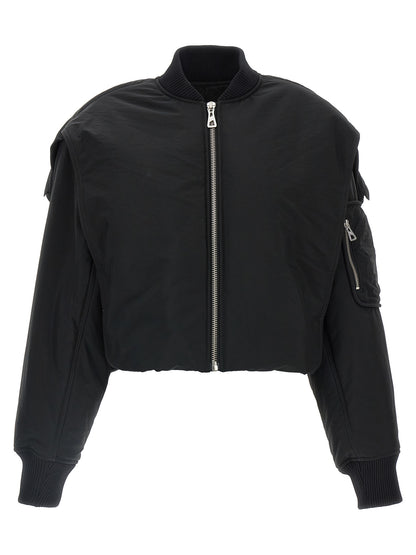 Jean Paul Gaultier Black Polyethylene Bomber