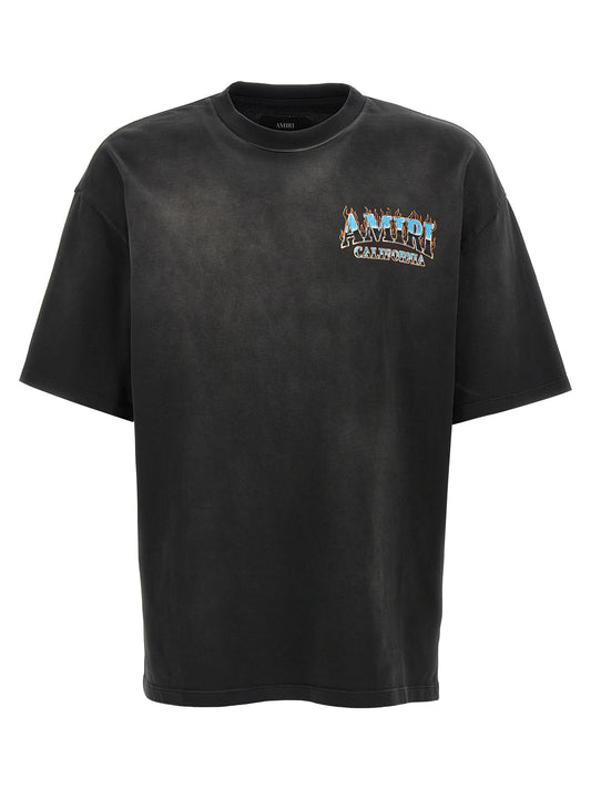 Amiri Black Cotton T-Shirt