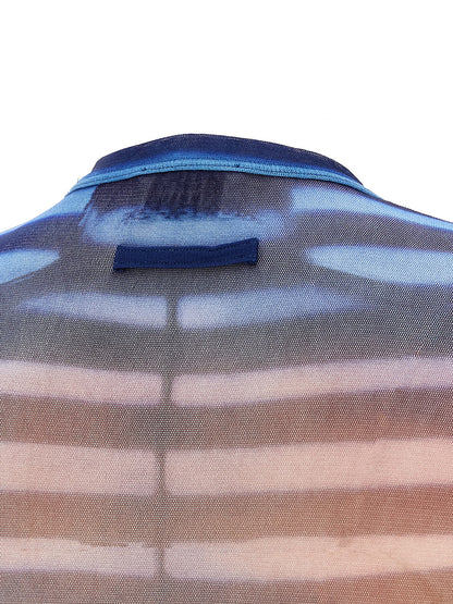 Jean Paul Gaultier Multicolor Polyamide Pattern Shirt