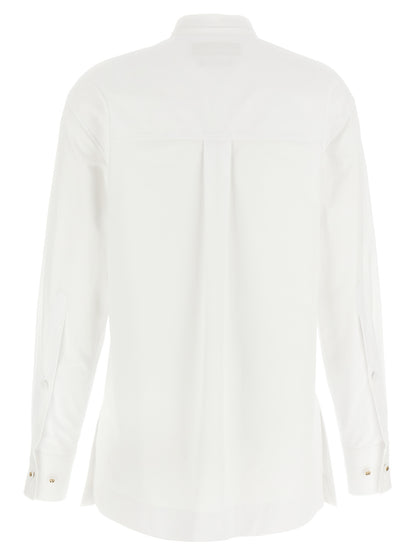 Gucci White Cotton Blouse