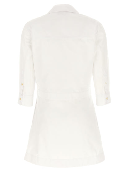 Gucci White Cotton Short Dress