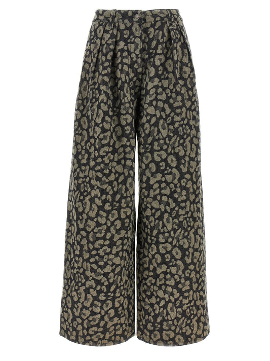 Alanui Multicolor Cotton Casual Pants