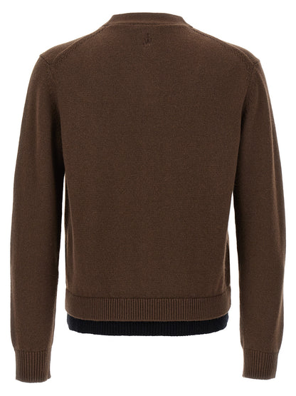 J.W.Anderson Brown Wool Cardigan