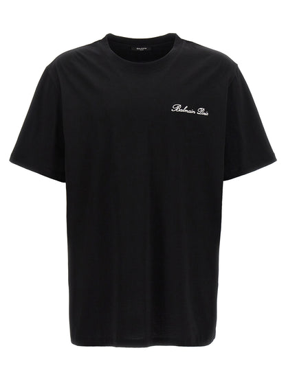 Balmain Bicolor Cotton T-Shirt