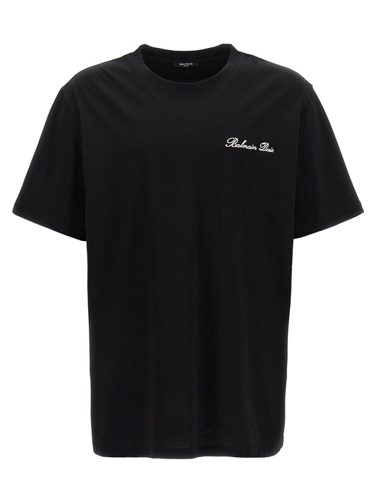 Balmain Bicolor Cotton T-Shirt