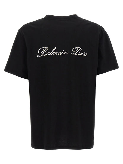 Balmain Bicolor Cotton T-Shirt