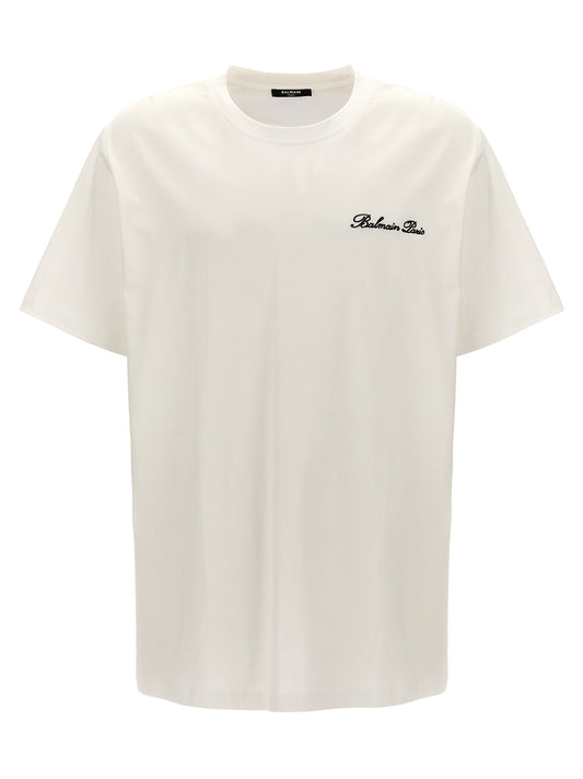 Balmain Bicolor Cotton T-Shirt