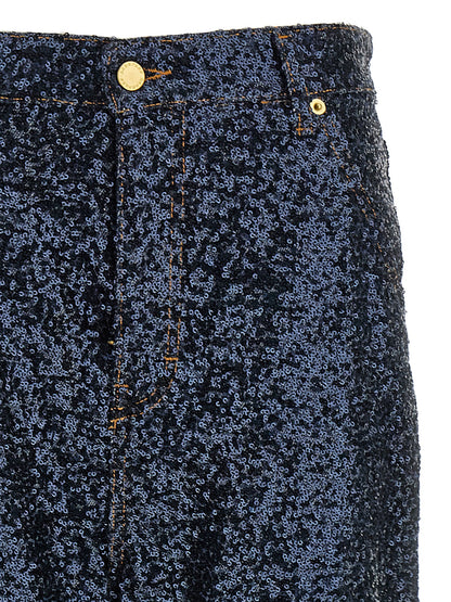 Darkpark Blue Cotton Jeans Denim