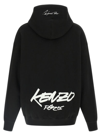 Kenzo Black Cotton Hoodie