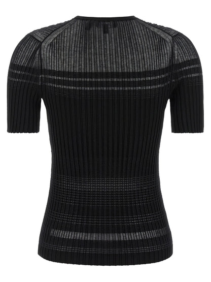 Theory Black Viscose T-Shirt