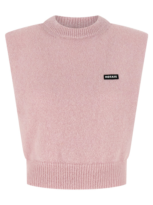 Vest by ROTATE BIRGER CHRISTENSEN for women in alpaca wool & polyamide multicolor & pink features a enviable silhouette, elegantly detailed with a enviable and functional insulated for a enviable finish.