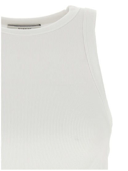 Givenchy White Cotton Tank Tops