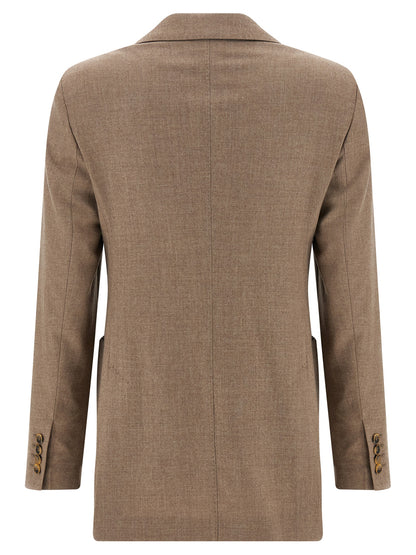 Max Mara Beige Cashmere Blazer