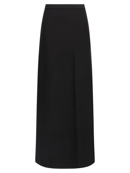 Max Mara Black Viscose Mini Skirt