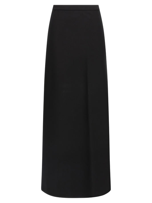 Max Mara Black Viscose Mini Skirt