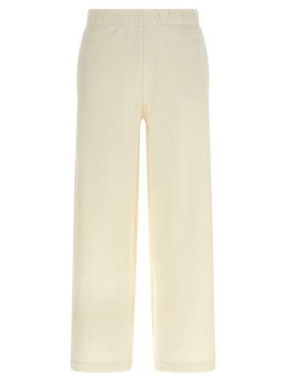Max Mara White Silk Casual Pants