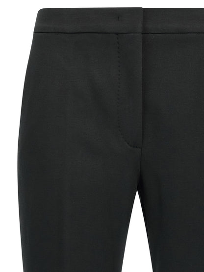 Max Mara Black Viscose Casual Pants