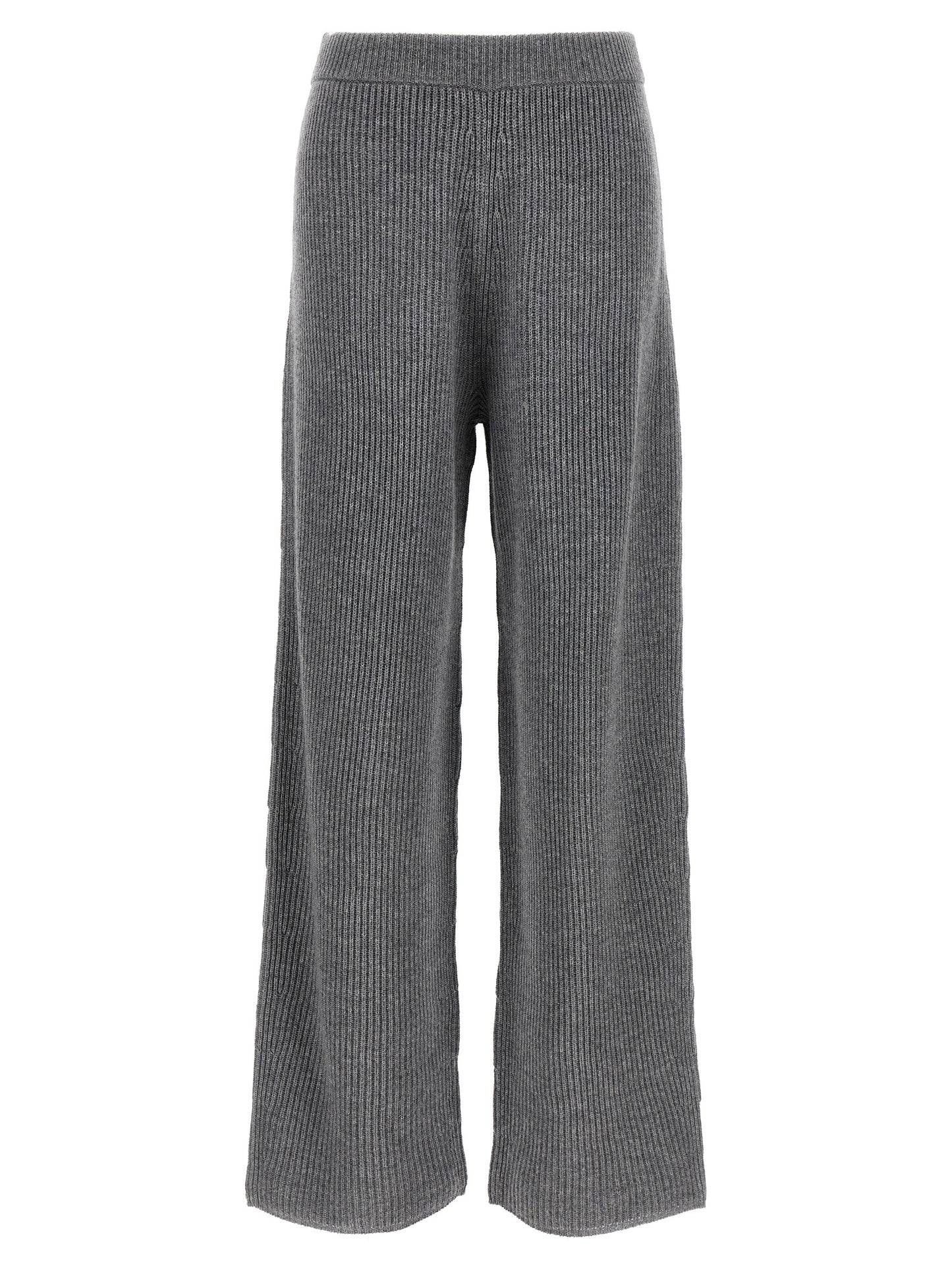 Sportmax Gray Wool Casual Pants
