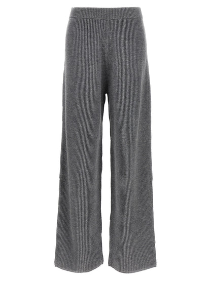 Sportmax Gray Wool Casual Pants