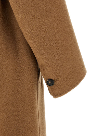 'S Max Mara Brown Virgin Wool Coat