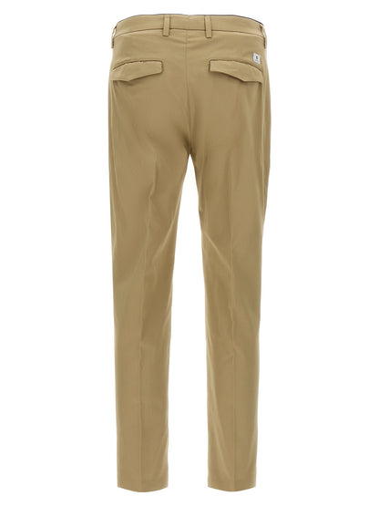 Department 5 Beige Cotton Cropped Pants