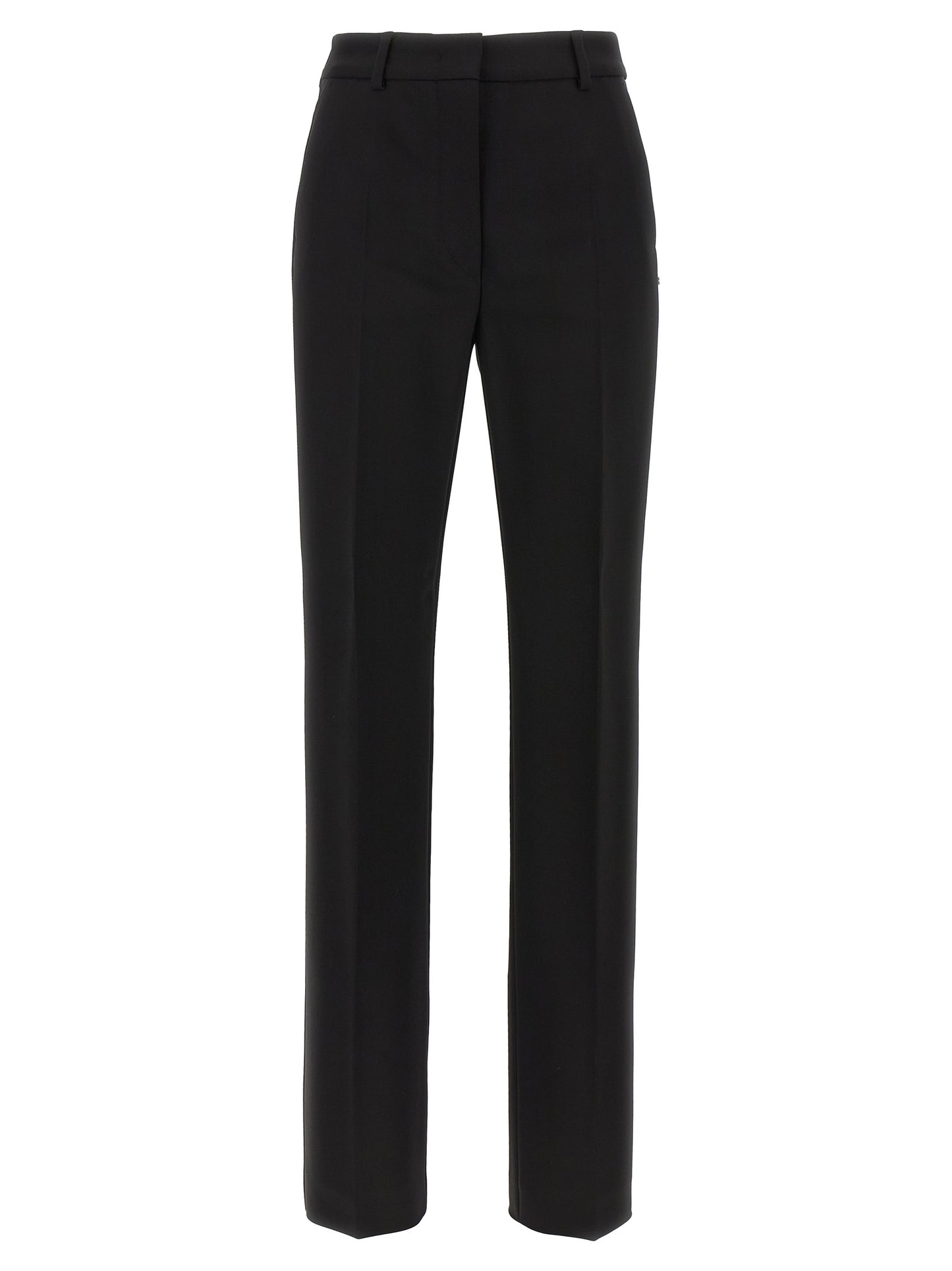 Sportmax Black Viscose Casual Pants