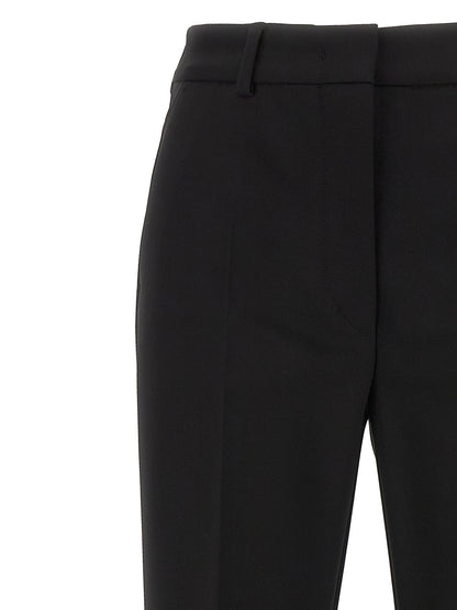 Sportmax Black Viscose Casual Pants