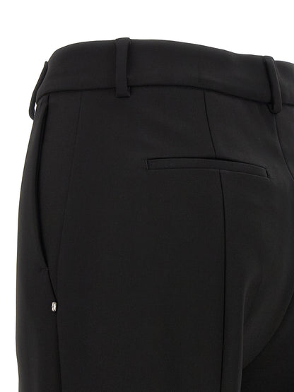 Sportmax Black Viscose Casual Pants
