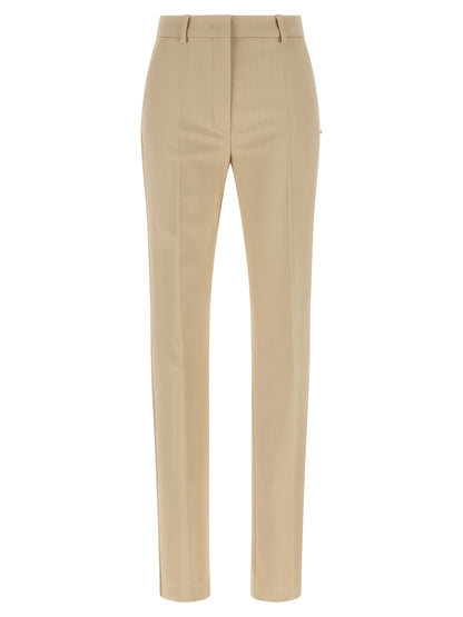 Sportmax Beige Viscose Dress Pants